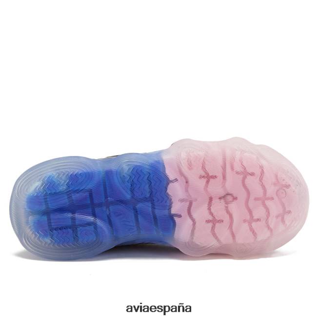 Avia chica avi-encender DVTT66104 blanco/morado oscuro iluminar las zapatillas de deporte