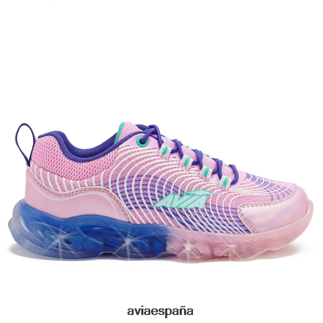 Avia chica avi-encender DVTT66105 rosa claro/verde azulado iluminar las zapatillas de deporte