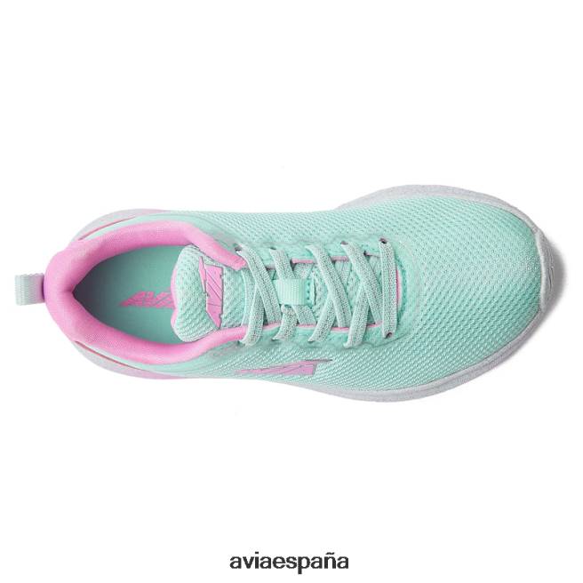 Avia chica avi-factor 2.0 DVTT6699 verde azulado/rosa claro/gris plateado resbalón en las zapatillas de deporte