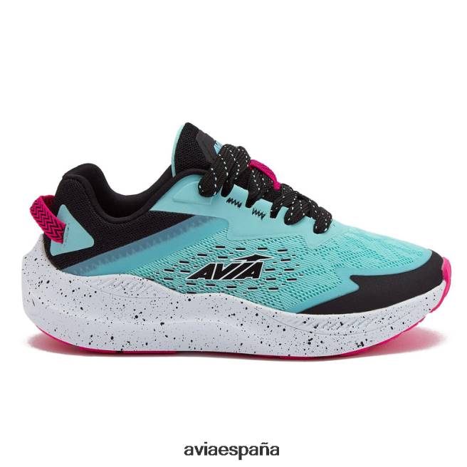 Avia chica avi-tormenta DVTT6694 verde azulado/rosa oscuro zapatillas deportivas
