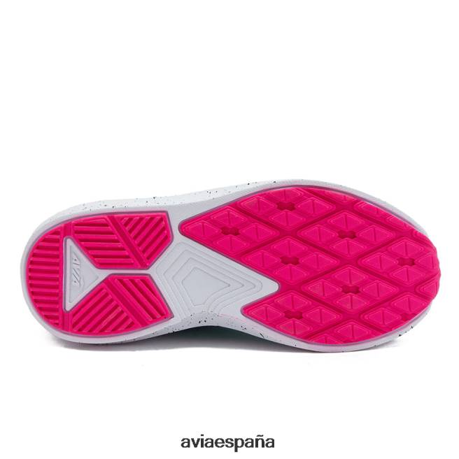 Avia chica avi-tormenta DVTT6694 verde azulado/rosa oscuro zapatillas deportivas