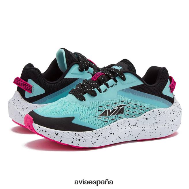 Avia chica avi-tormenta DVTT6694 verde azulado/rosa oscuro zapatillas deportivas