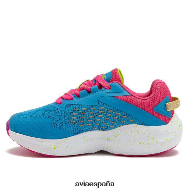Avia chica avi-tormenta DVTT6695 azul agua/rosa oscuro/verde claro zapatillas deportivas