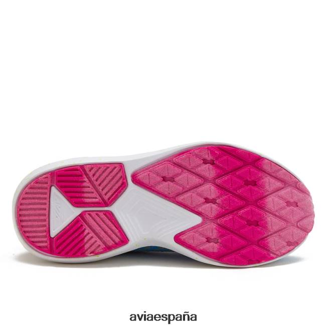 Avia chica avi-tormenta DVTT6695 azul agua/rosa oscuro/verde claro zapatillas deportivas