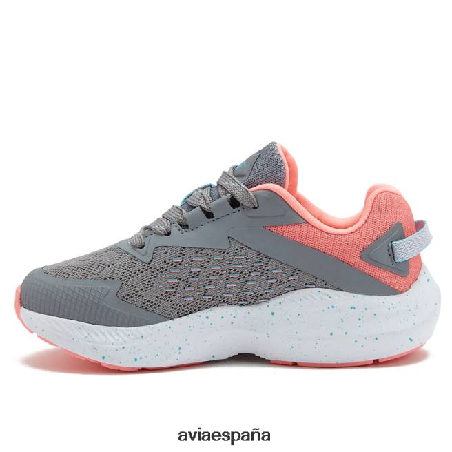 Avia chica avi-tormenta DVTT6697 gris medio/rosa claro/verde azulado zapatillas deportivas