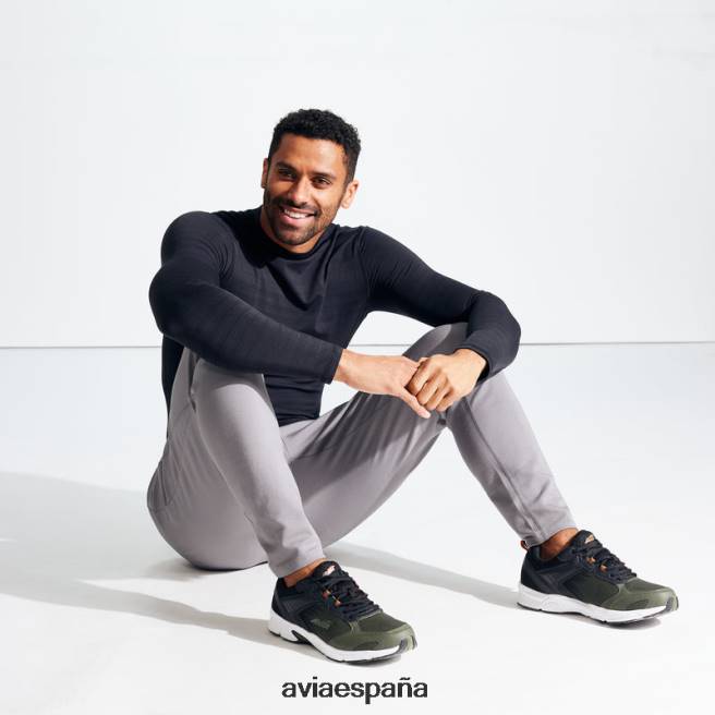 Avia hombres avi-forte 2.0 DVTT6663 negro/gris oscuro/rojo correr