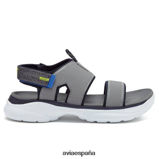 Avia hombres sandalias avi-atlantic DVTT6679 gris medio/gris oscuro/verde claro sandalias casuales