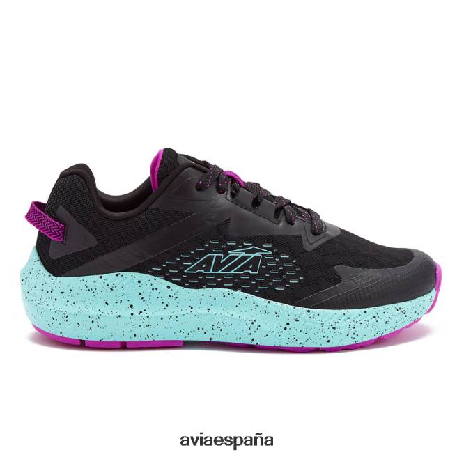 Avia mujer avi-tormenta DVTT6625 negro/verde azulado/morado oscuro correr
