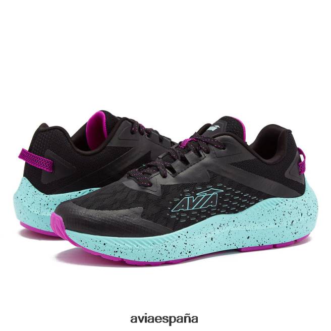 Avia mujer avi-tormenta DVTT6625 negro/verde azulado/morado oscuro correr