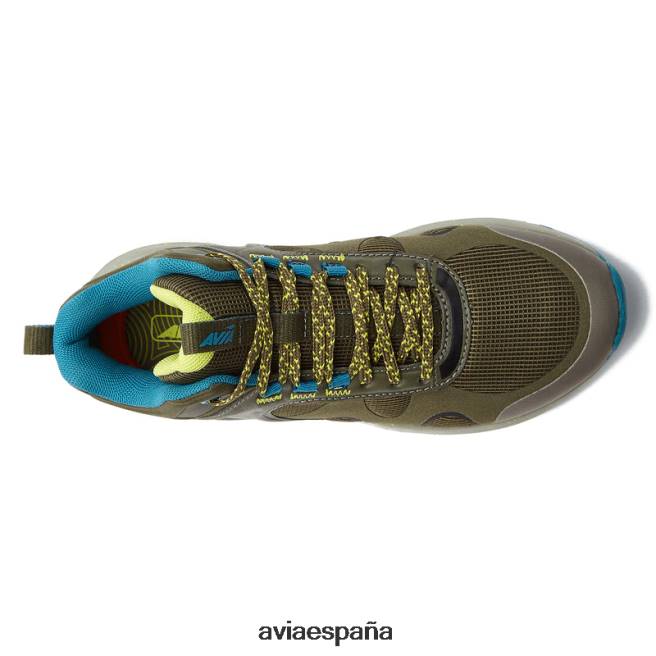 Avia mujer avi-vampiro DVTT664 verde oscuro/verde claro/azul medio senderismo