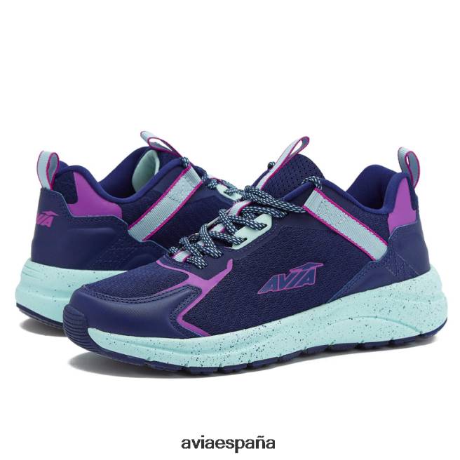 Avia mujer avi-cañón DVTT6611 azul marino/verde azulado/morado oscuro sendero y caminar