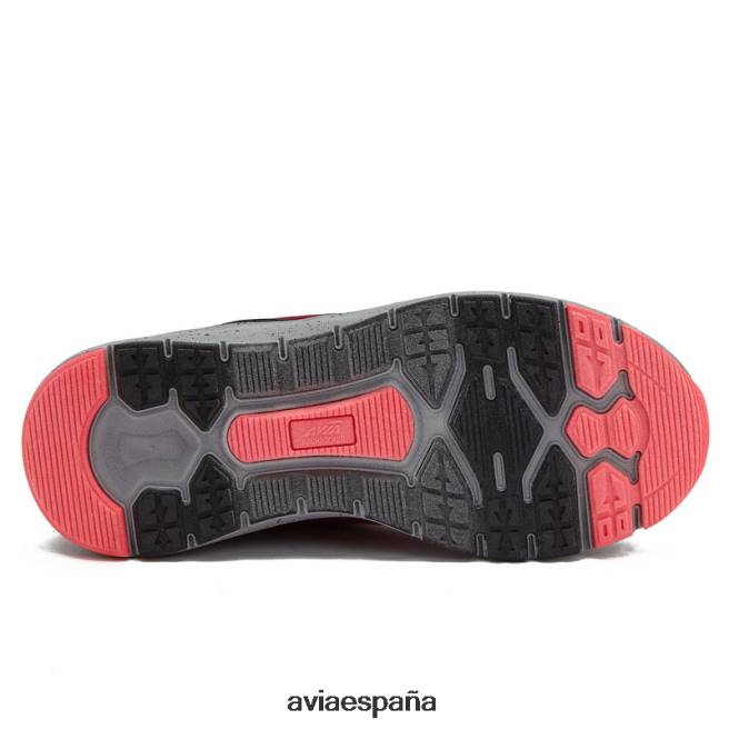 Avia mujer avi-cañón DVTT668 rojo/negro/rosa oscuro sendero y caminar