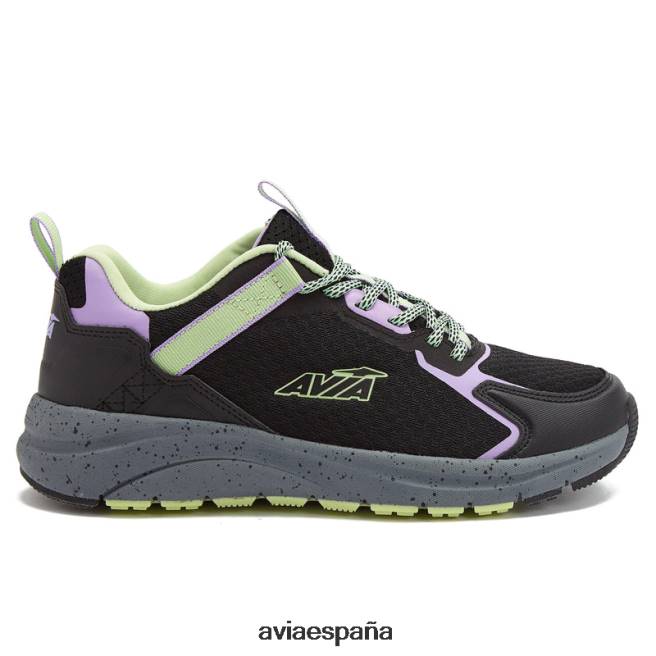 Avia mujer avi-cañón DVTT669 negro/morado claro/verde claro sendero y caminar
