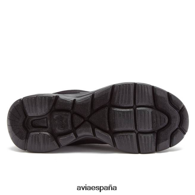 Avia mujer avi-unión DVTT6618 negro/gris oscuro/gris plata zapatillas