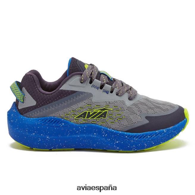 Avia chico avi-tormenta DVTT6680 gris medio/gris oscuro/azul medio zapatillas deportivas