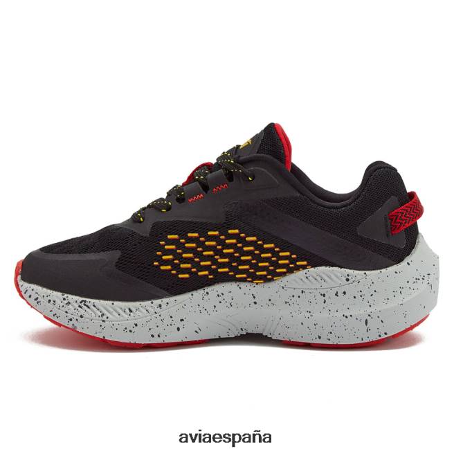 Avia chico avi-tormenta DVTT6682 negro/rojo/amarillo zapatillas deportivas