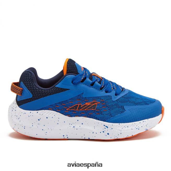 Avia chico avi-tormenta DVTT6684 azul medio/azul marino/naranja zapatillas deportivas