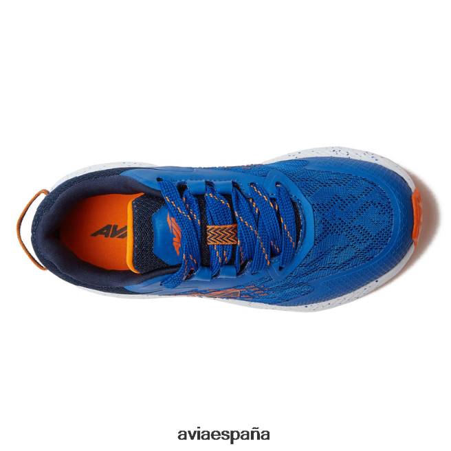 Avia chico avi-tormenta DVTT6684 azul medio/azul marino/naranja zapatillas deportivas
